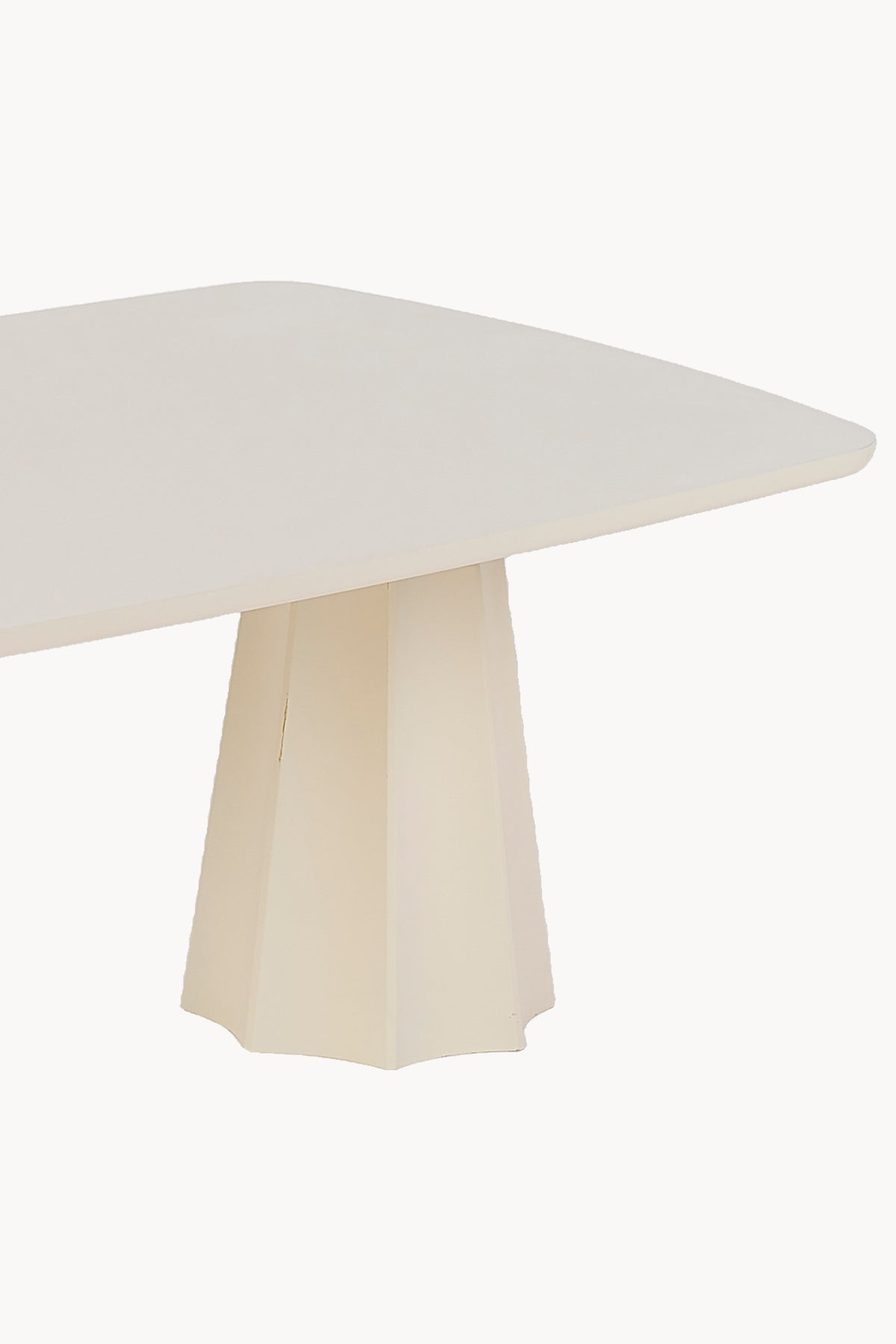 Marmaros Moonstone Modern Coffee Table | Rectangular Top Double-Legged Living Room Table