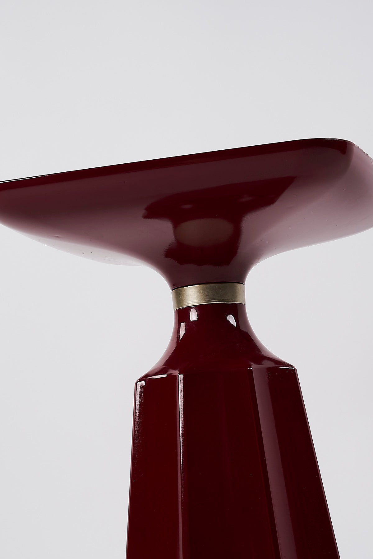 Marmaros Bordeaux Modern Single Side Table | One-Piece Large Size Coffee Table