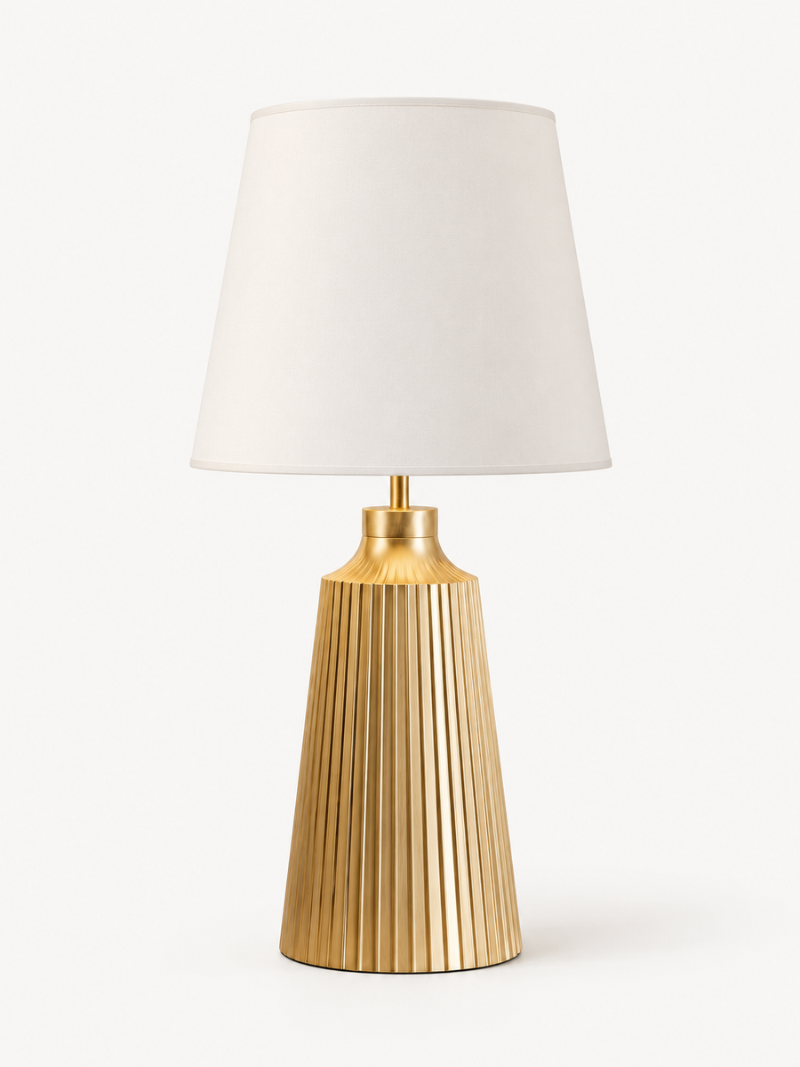 Calista Decorative Lampshade Modern Design Table Lamp | Living Room and Bedroom Lighting