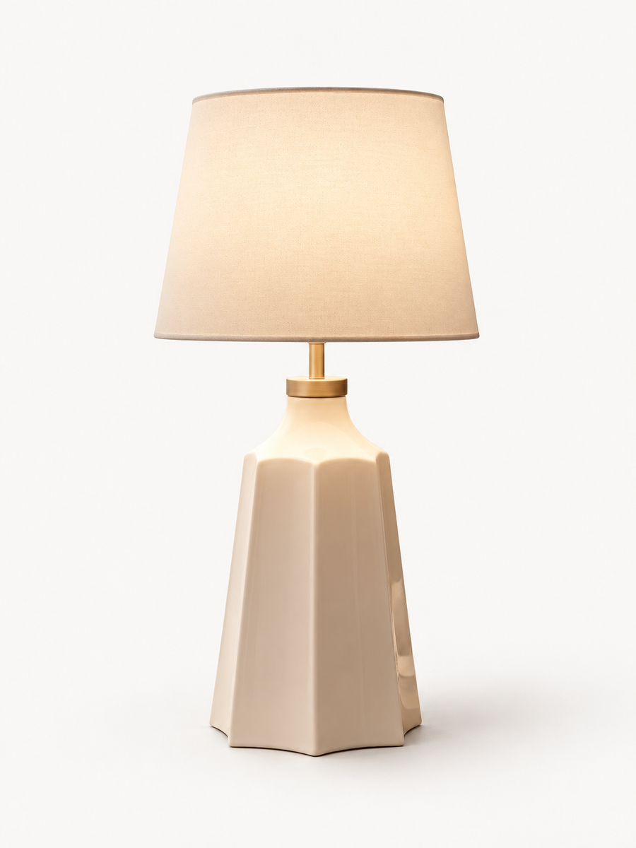 Marmaros Moonstone Decorative Lampshade Modern Design Table Lamp | Living Room and Bedroom Lighting